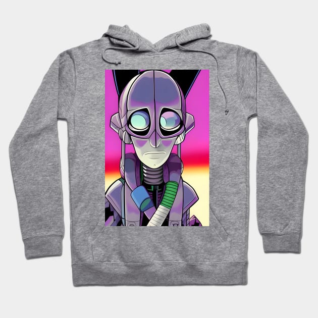 Cute robotic boy Hoodie by Urbanic